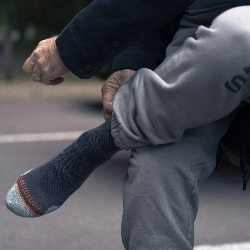 Grundens Deck Boss Socks Merino ANCHOR